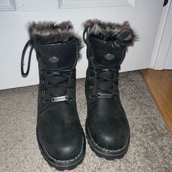 Women’s Leather Harley Davidson boots